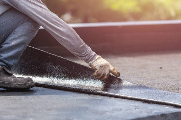 Professional Basement Waterproofing technician working in Georgetown, OH